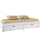 Sofá Cama Puff Branco - Conquista