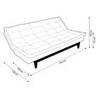 Sofá Cama Reclinável 2 Lugares Change Veludo Verde G30 - Gran