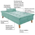 Sofá Cama Reclinável 2 Lugares Sala De Estar Quarto 192cm Lad
