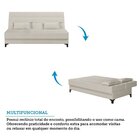 Sofá Cama Reclinável 3 Lugares 188cm Nassau Espresso Móveis L