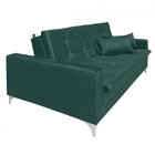 Sofá Cama Reclinável 3 Lugares Facility  Verde