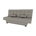 Sofá Cama Reclinável 3 Lugares Laila  Marron Claro