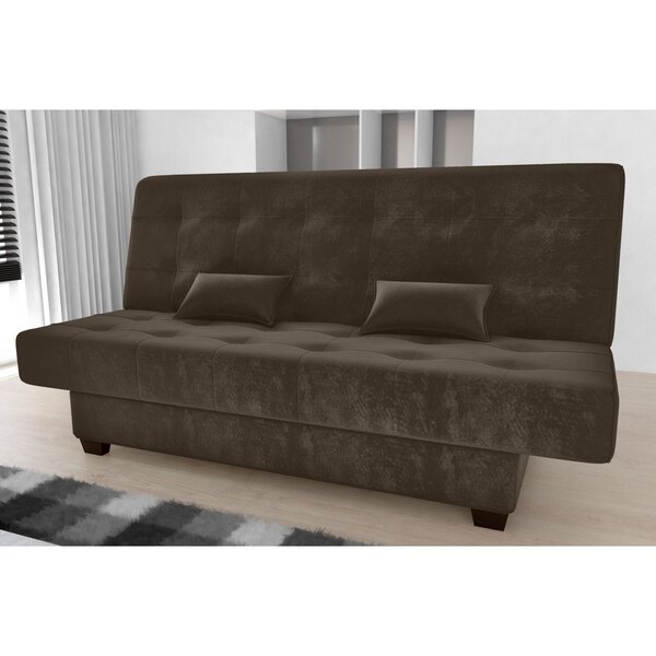 Sofá Cama Reclinável 3 Lugares Laila Matrix Marrom