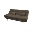 Sofá Cama Reclinável Antonella - Marrom Escuro