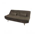 Sofá Cama Reclinável Antonella - Marrom Escuro