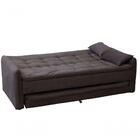 Sofá Cama Reclinável Com Cama Auxiliar Madalena - New Chumbo