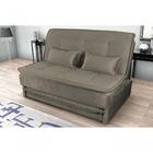 Sofá Cama Reclinável Com Cama Auxiliar Velma - New Chumbo Lig