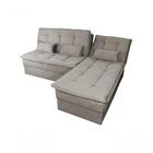 Sofá Cama Reclinável Dafne Com Chaise - Castor Maserati