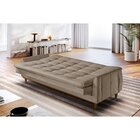 Sofá Cama Reclinável Kairos Bege/cru