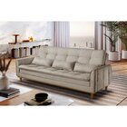 Sofá Cama Reclinável Kairos Bege/cru