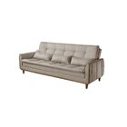 Sofá Cama Reclinável Kairos Bege/cru