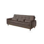 Sofá Cama Reclinável Kairos Marrom Claro