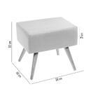 Sofá Cama Reclinável Prisma 3 Lugares 2 Banquetas Almofadas