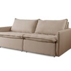 Sofá Cama Retrátil 220 Cm Califórnia Bege