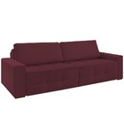 Sofá Cama Retrátil 2 Lugares Veludo Bordô 1,60 Haw