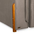 Sofá Cama Retrátil 3 Lugares Atlanta Platinum Bege