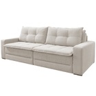 Sofá Cama Retrátil 3 Lugares Linho Cru 2m Max