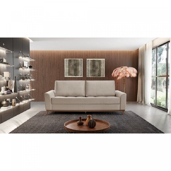 Sofá Cama Retrátil Alegra 3 Lugares 224cm