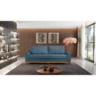 Sofá Cama Retrátil Alegra 3 Lugares 224cm Linho