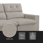 Sofá Cama Retrátil Arizona Para Sala De Estar 182 Cm 3 Lugare