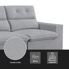 Sofá Cama Retrátil Arizona Para Sala De Estar 220 Cm 3 Lugare