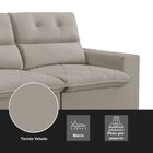 Sofá Cama Retrátil Arizona Para Sala De Estar 220 Cm 3 Lugare