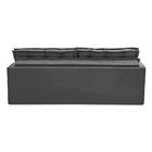 Sofá Cama Retrátil E Reclinável 1,90m Com Molas Luara Suede C