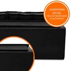 Sofá Cama Retrátil E Reclinável 1,90m Com Molas Luara Suede P