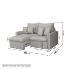 Sofá Cama Retrátil E Reclinável 180cm Colibri Cabecasa Madeir