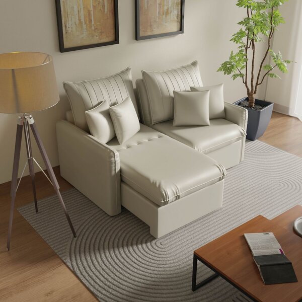 Sofá Cama Retrátil E Reclinável 180cm Colibri Cabecasa Madeir