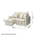 Sofá Cama Retrátil E Reclinável 180cm Colibri Cabecasa Madeir