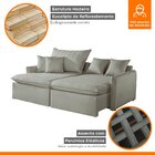 Sofá Cama Retrátil E Reclinável 180cm Flex Neruda Pet Friendl