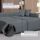 Sofá Cama Retrátil E Reclinável 180cm Júlia Yescasa Veludo/ci