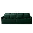 Sofá Cama Retrátil E Reclinável 2,10m Com Molas Cairo Veludo