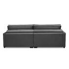 Sofá Cama Retrátil E Reclinável 2,10m Com Molas Cancún Veludo