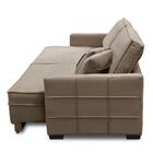 Sofá Cama Retrátil E Reclinável 2,10m Com Molas Cancún Veludo