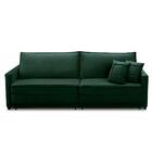 Sofá Cama Retrátil E Reclinável 2,10m Com Molas Cancún Veludo