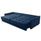 Sofá Cama Retrátil E Reclinável 2,10m Com Molas Carol Veludo