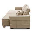 Sofá Cama Retrátil E Reclinável 2,10m Com Molas Karen Veludo