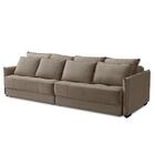 Sofá Cama Retrátil E Reclinável 2,30m Com Molas Cairo Veludo