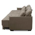 Sofá Cama Retrátil E Reclinável 2,30m Com Molas Cairo Veludo