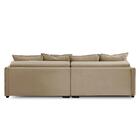 Sofá Cama Retrátil E Reclinável 2,30m Com Molas Cairo Veludo