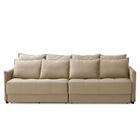 Sofá Cama Retrátil E Reclinável 2,30m Com Molas Cairo Veludo