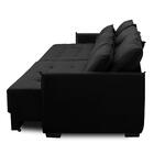 Sofá Cama Retrátil E Reclinável 2,30m Com Molas Carol Veludo