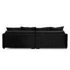 Sofá Cama Retrátil E Reclinável 2,30m Com Molas Carol Veludo