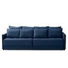 Sofá Cama Retrátil E Reclinável 2,30m Com Molas Carol Veludo