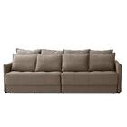 Sofá Cama Retrátil E Reclinável 2,30m Com Molas Carol Veludo