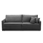 Sofá Cama Retrátil E Reclinável 2,30m Com Molas Karen Veludo