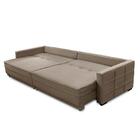 Sofá Cama Retrátil E Reclinável 2,30m Com Molas Karen Veludo