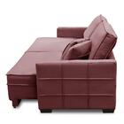 Sofá Cama Retrátil E Reclinável 2,30m Com Molas Karen Veludo